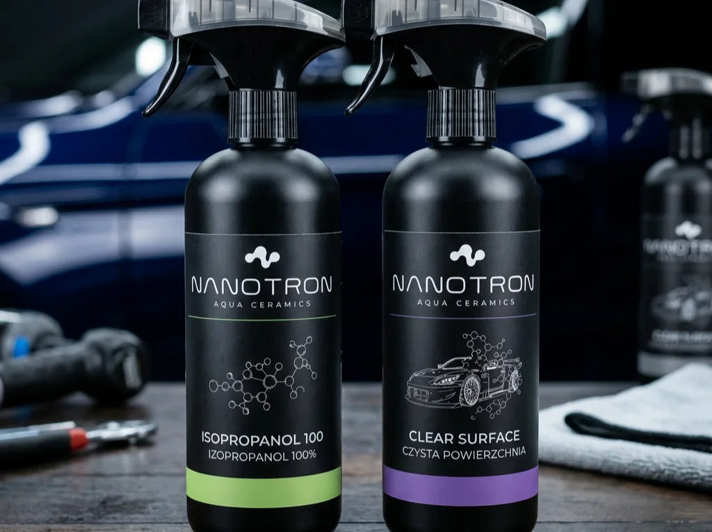 Izopropanol 100 i Clear Surface Nanotron - dwa produkty do przygotowania lakieru
