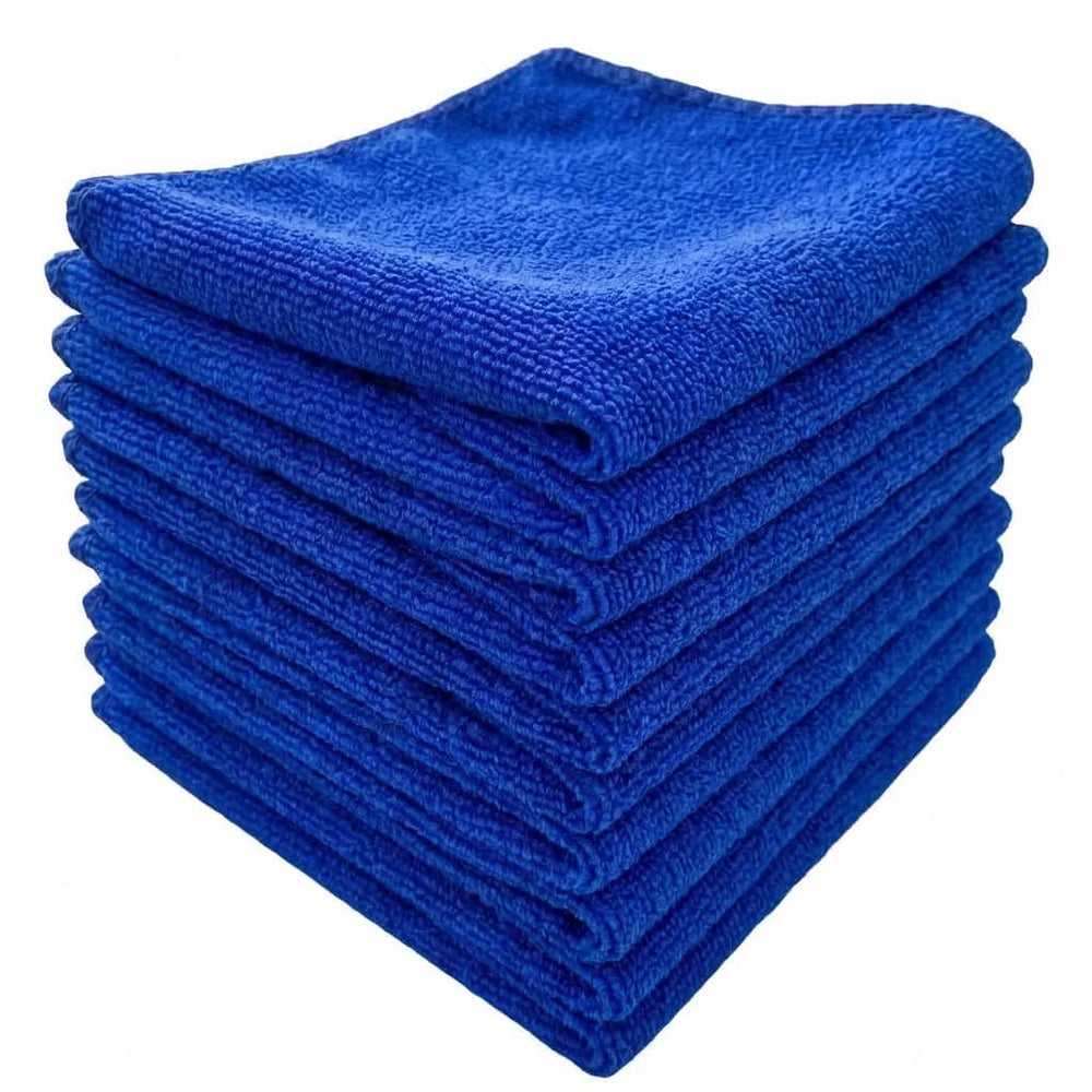 Ściereczka z mikrofibry 25x25 cm – 200 GSM (niebieska) - 10szt.
